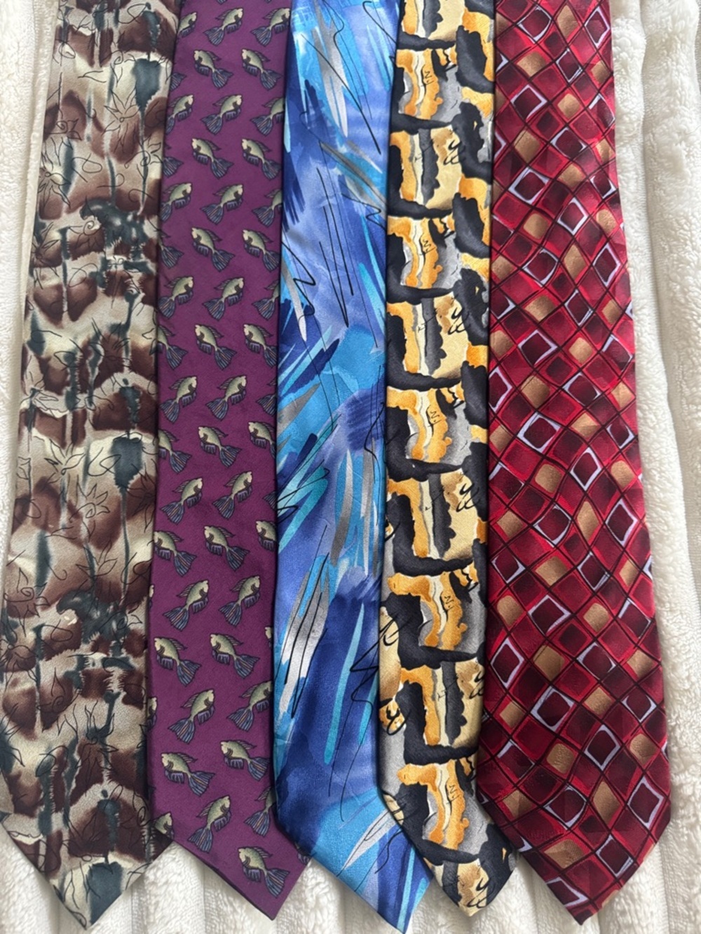 Vibrant J. Garcia Men's Silk Tie Bundle